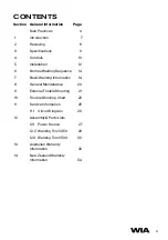 Preview for 3 page of WIA CP144-1 Operator'S Manual