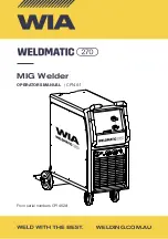 Preview for 1 page of WIA CP146-1 Operator'S Manual