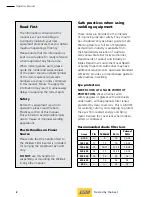 Preview for 4 page of WIA Weldarc 180i Operator'S Manual