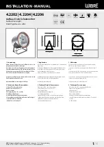 Предварительный просмотр 1 страницы Wibre 4.2202 Installation Manual