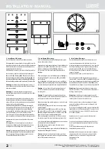 Предварительный просмотр 2 страницы Wibre 4.2202 Installation Manual