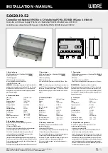 Предварительный просмотр 1 страницы Wibre 5.0620.19.52 Installation Manual