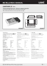 Предварительный просмотр 1 страницы Wibre 5.0670.00.21 Installation Manual