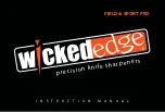 WICKEDedge Field & sport pro Instruction Manual предпросмотр