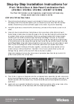 Preview for 4 page of Wickes 216-992 Installation Instructions Manual