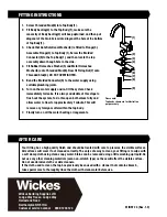 Предварительный просмотр 4 страницы Wickes MONO SINK MIXER Instruction Manual