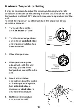 Предварительный просмотр 18 страницы Wickes THERMOSTATIC POWER SHOWER Product Manual