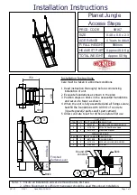 Предварительный просмотр 9 страницы Wicksteed 901-CLOU Installation Instructions Manual