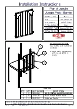 Предварительный просмотр 12 страницы Wicksteed 901-CLOU Installation Instructions Manual