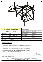 Preview for 1 page of Wicksteed Pick-up sticks Sevin Instructions Manual