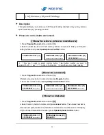 Предварительный просмотр 21 страницы Wide Sync WKP-308 User Manual