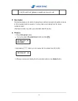 Preview for 23 page of Wide Sync WKP-308 User Manual