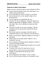 Preview for 3 page of WideFly WF360 POS PDA Quick Start Manual