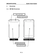 Preview for 6 page of WideFly WF360 POS PDA Quick Start Manual