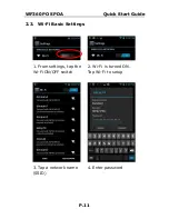 Preview for 16 page of WideFly WF360 POS PDA Quick Start Manual