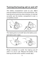 Предварительный просмотр 11 страницы Widex AK-X User Instructions