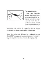 Предварительный просмотр 26 страницы Widex AK-X User Instructions