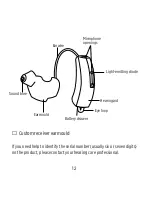 Preview for 12 page of Widex BABY 440 BB4 User Instructions