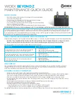 Preview for 1 page of Widex BEYOND Z Quick Manual