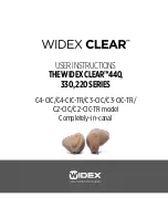 Widex C2-CIC User Instructions preview