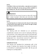 Preview for 5 page of Widex CLEAR Series C2-FS User Instruction