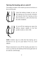 Preview for 12 page of Widex CLEAR Series C2-FS User Instruction