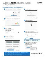 Preview for 2 page of Widex CROS FUSION Quick Manual