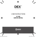 Widex DEX RC-DEX User Instructions preview