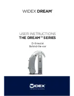 Widex DREAM110 User Instructions preview