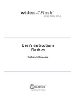 Widex Flash-M User Instructions preview