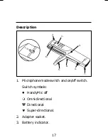 Preview for 17 page of Widex HandyMic TX3 User Instructions