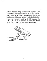 Preview for 28 page of Widex HandyMic TX3 User Instructions