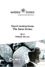 Preview for 1 page of Widex Inteo IN-9 User Instructions