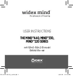 Widex m2-19 User Instructions preview