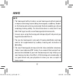 Предварительный просмотр 57 страницы Widex m2-19 User Instructions