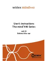 Widex m4-19 User Instructions preview