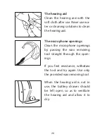 Preview for 26 page of Widex m4-m User Instructions