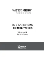 Preview for 1 page of Widex Me-m User Instruction