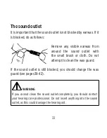 Preview for 33 page of Widex Menu ME-CIC/IIC User Instructions