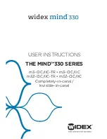 Preview for 1 page of Widex Mind 330 Series User Instructions