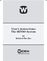 Widex P7 Instructions For Use Manual preview