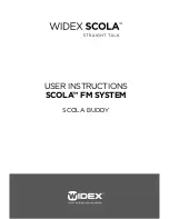 Preview for 1 page of Widex SCOLA Buddy User Instructions