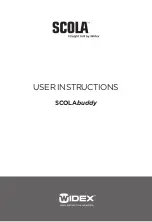 Preview for 1 page of Widex SCOLAbuddy User Instructions