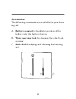 Preview for 25 page of Widex Senso System P38 User Instructions