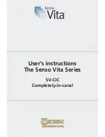 Preview for 1 page of Widex SV-CIC User Instructions