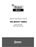 Widex THE BRAVO SERIES B-32 User Instructions preview