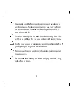 Preview for 10 page of Widex U-PA User Instructions