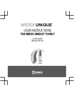 Widex UNIQUE U-FM User Instructions preview