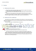 Предварительный просмотр 4 страницы Widinovations wicllaminator L300 User Manual