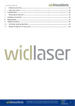 Предварительный просмотр 4 страницы Widinovations widlaser C1000 User Manual